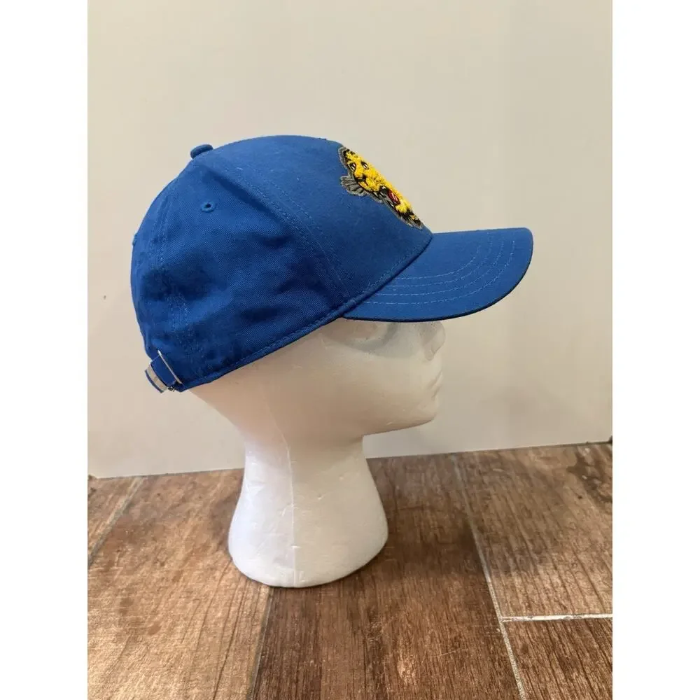 Diesel Kids Hat Cap Royal Blue with Embroidered Tiger Size 3 Large L
